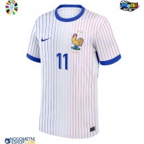 Moški Nogometni dresi Francija Ousmane Dembele #11 Gostujoči EP 2024 Kratek Rokav